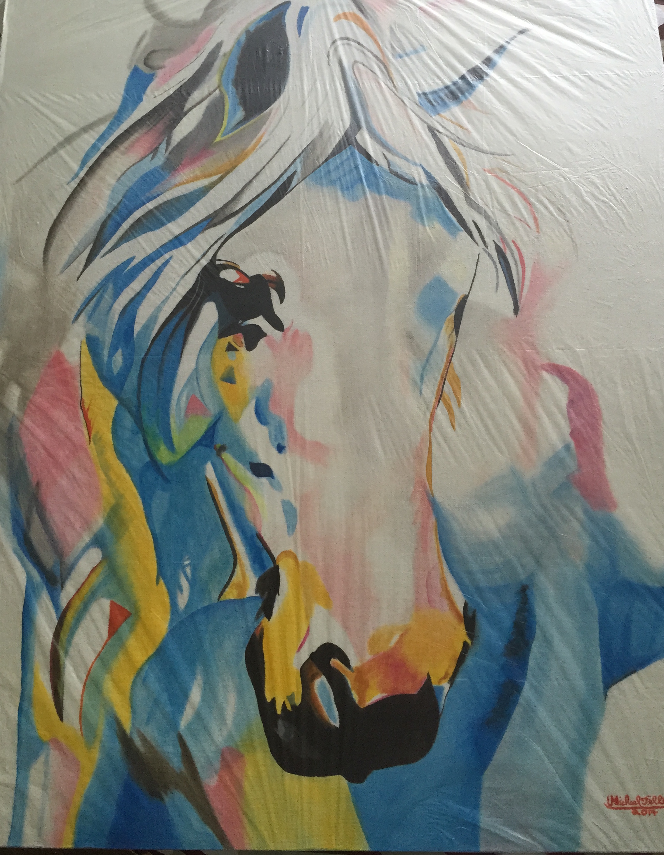 Prison Art — Oil Paintings by Michael Pelletier – Life for Pot Oil Painting by Michael Pelletier, serving Life for Pot