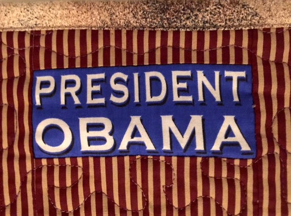 Women of FCI Dublin Commemorate CP14 in a Quilt for Obama