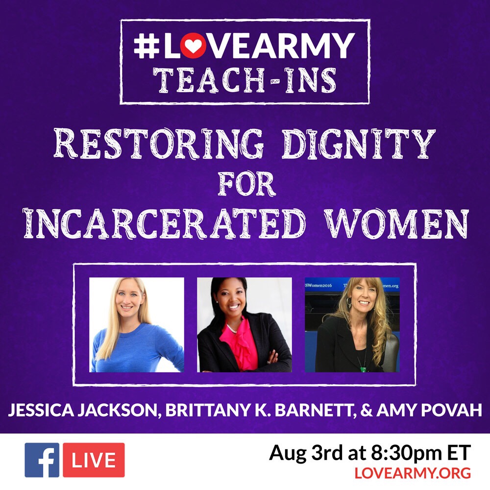 Podcast of #Cut50’s Jessica Sloan, Brittany Byrd and Amy Povah RE: Dignity for Incarcerated Women Act…
